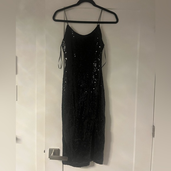Sequin dress black - Picture 2 of 3
